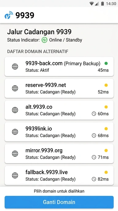 Tampilan link alternatif 9939