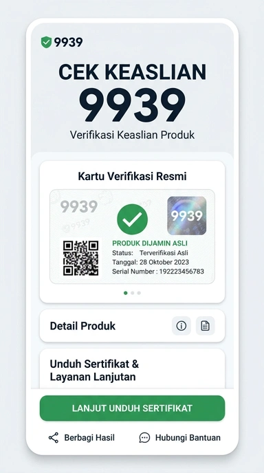 Tampilan kanal resmi 9939