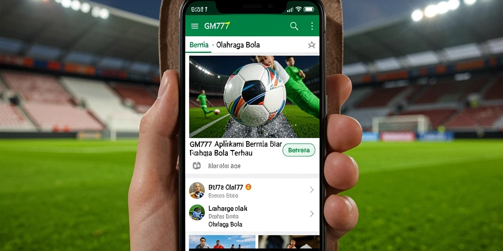 Tampilan antarmuka GM777 yang informatif dan menarik.