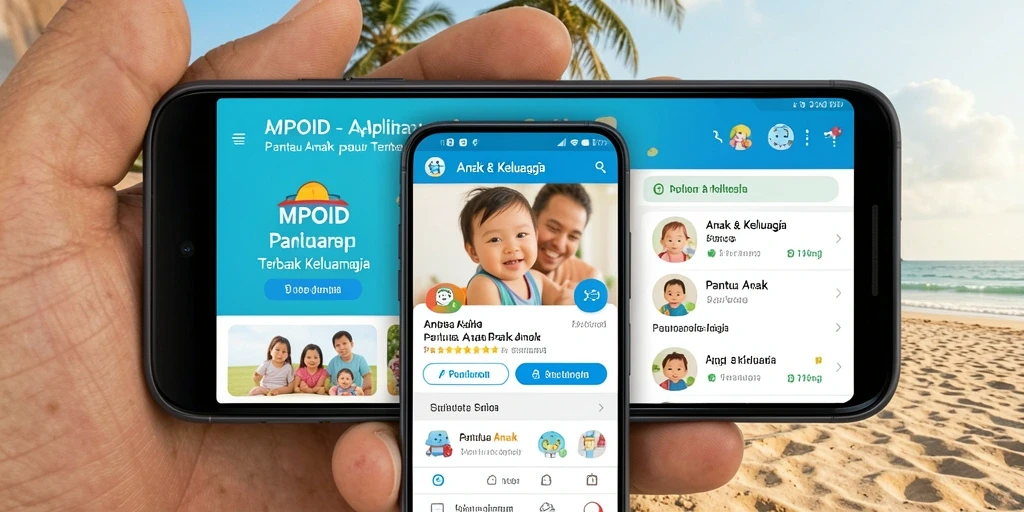 Tampilan antarmuka MPOID untuk pemantauan anak yang lebih aman.